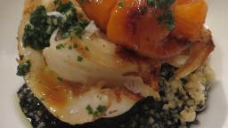 Recepta de cuina de Sípia en la seva tinta amb quinoa